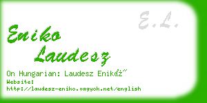 eniko laudesz business card